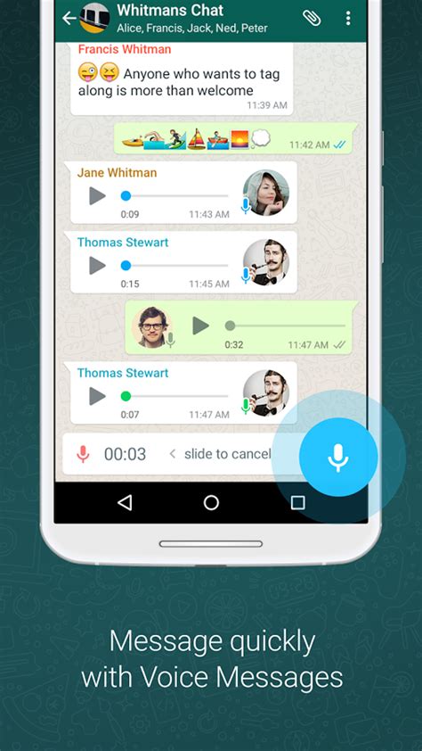 Download WhatsApp for Android.